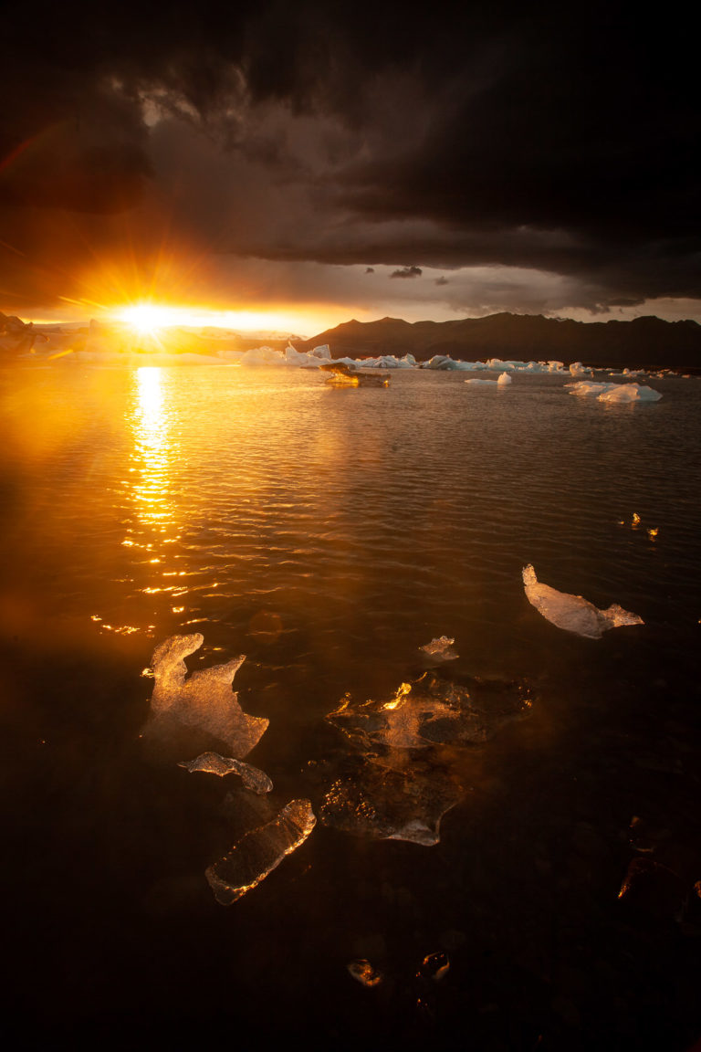 Islande-jokulsarlon-sunset
