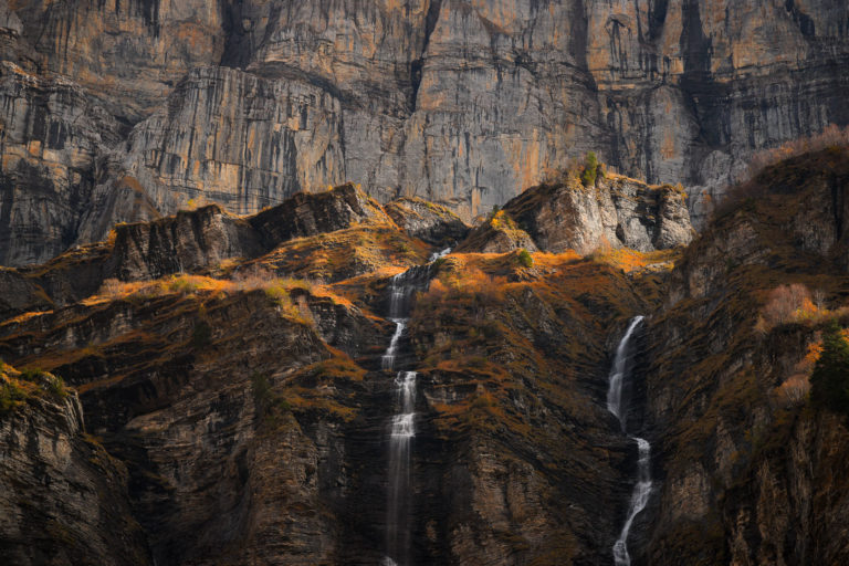 cascades-cirque-fer-a-cheval-sixt-haut-giffre-automne