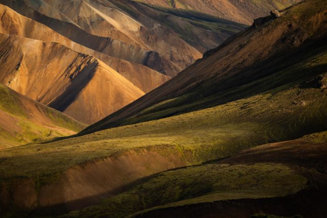 Landmannalaugar Islande septembre 2018 textures abstrait