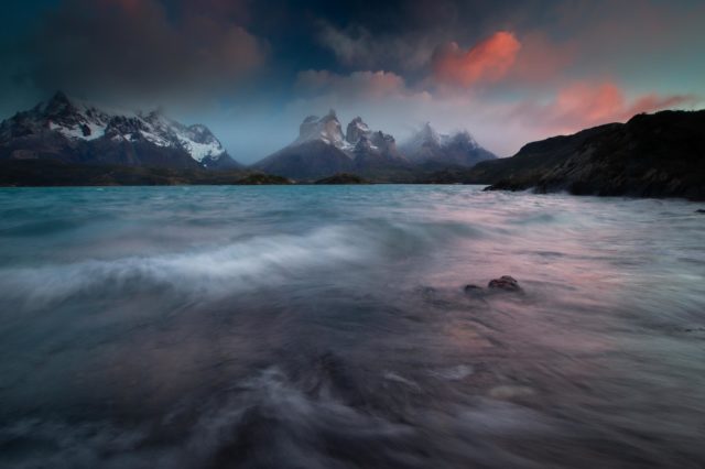 <p>Patagonie - Lago Pehoe</p>
